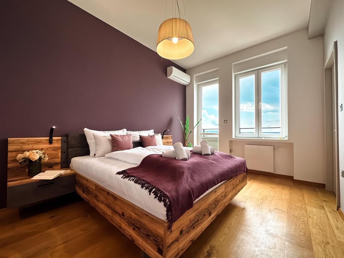 105M2 Penthouse Sea View Rijeka With Free Garage Parking Lägenhet Exteriör bild